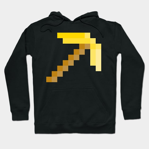 pickaxe gold Hoodie by Mamon